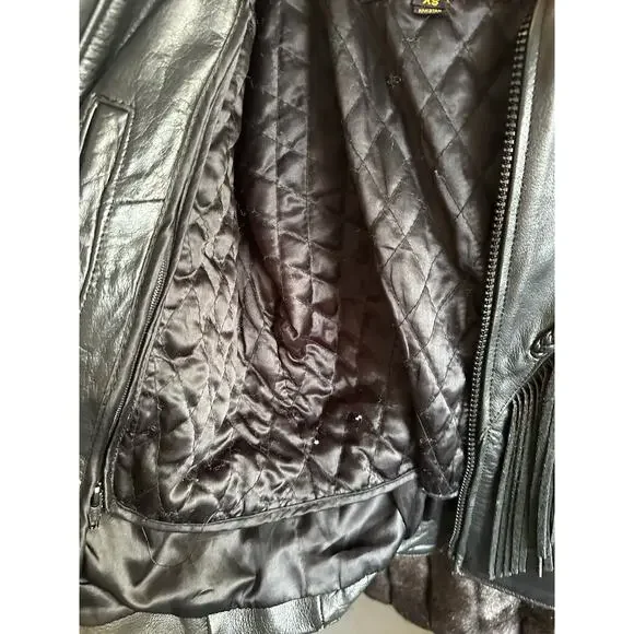 Hot Leathers women’s black friinge jacket - Picture 12 of 12